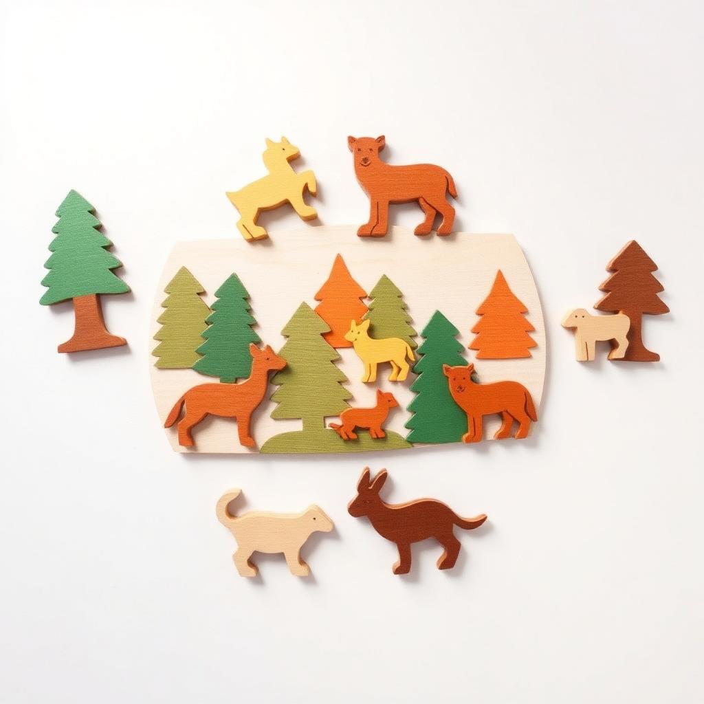 Puzzle Animais da Floresta